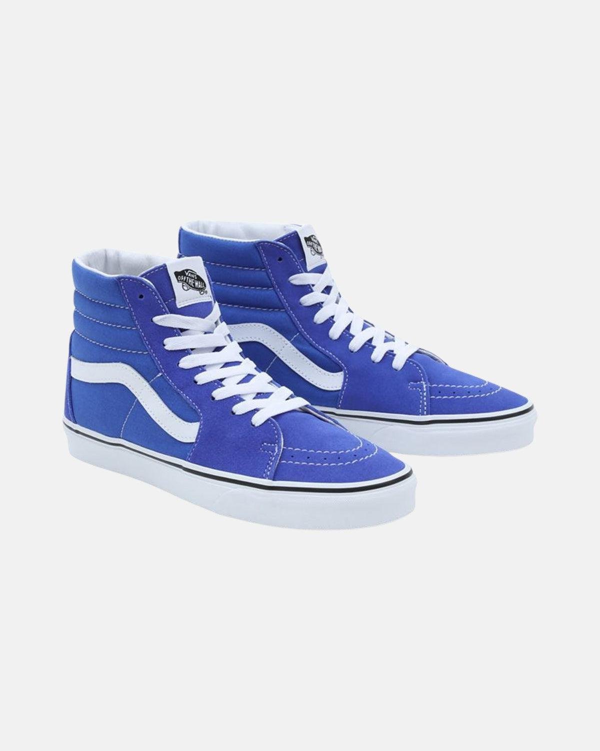 VANS COLOR THEORY SK8 - HI TRAINERS DAZE BLUE – VANS-UNISEX-COLOR THEORY SK8-HI TRAINERS-FOOTWEAR-VN0005U9-6RE-DAZE BLUE 6RE-UK4 EU36.5 | Studio DOS by Designer Outlet Sales