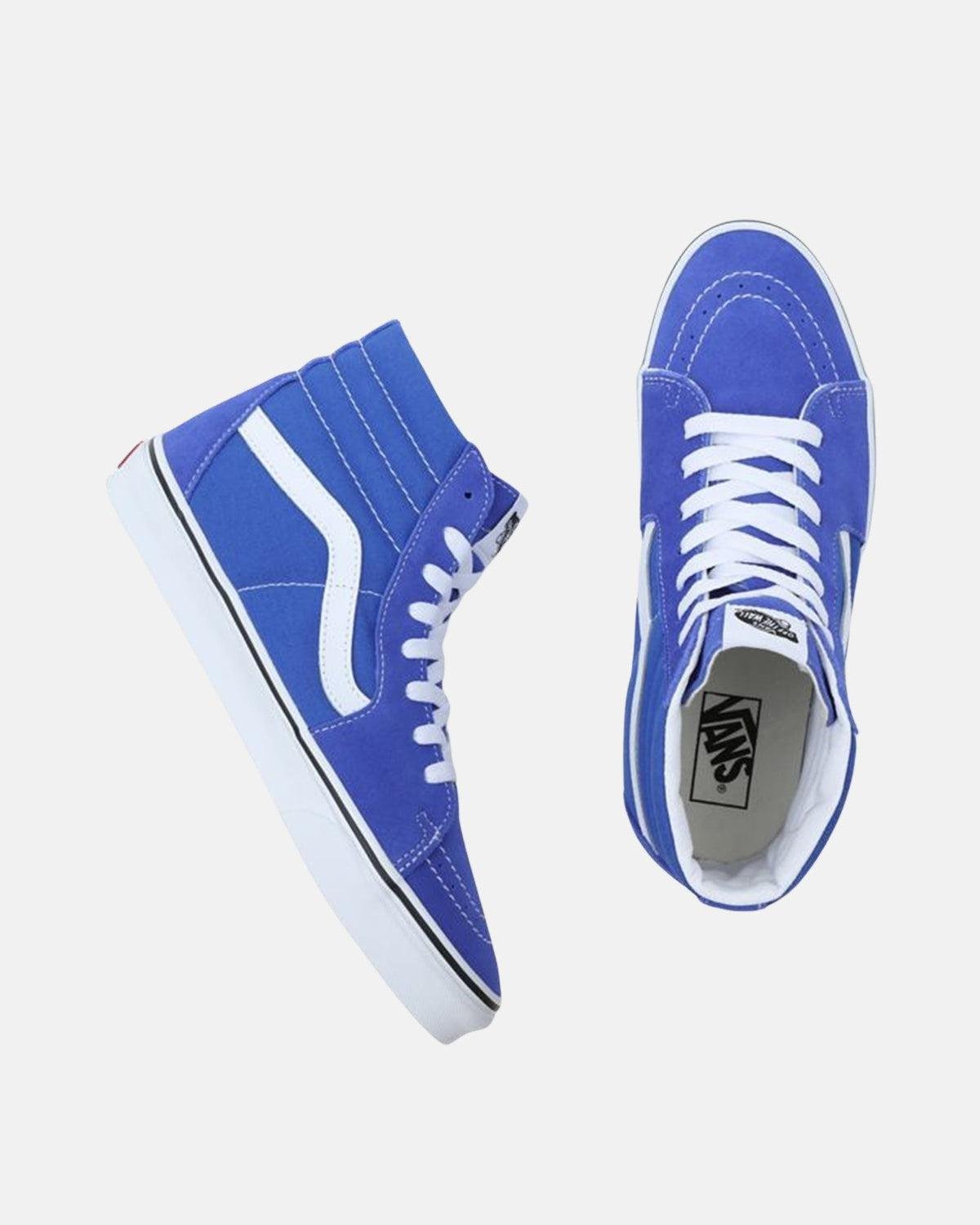 VANS COLOR THEORY SK8 - HI TRAINERS DAZE BLUE – VANS-UNISEX-COLOR THEORY SK8-HI TRAINERS-FOOTWEAR-VN0005U9-6RE-DAZE BLUE 6RE-UK4 EU36.5 | Studio DOS by Designer Outlet Sales